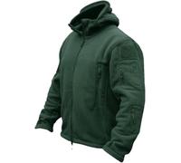 Veste à capuche en polaire chaude pour homme, manteaux de sport militaires, randonnée, voyage, escalade, Dark EN8, L
