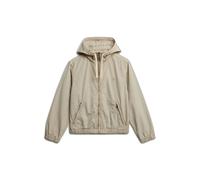Superdry Washed Twill Jacket Beige S Femme