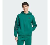 Veste à capuche entièrement zippée 3 bandes Future Icons Collegiate Green XL