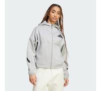 Veste à capuche entièrement zippée adidas Z.N.E. Medium Grey Heather M/S