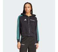 VESTE À CAPUCHE ENTIÈREMENT ZIPPÉE ADN MERCEDES - AMG PETRONAS FORMULA ONE TEAM Black / White XL