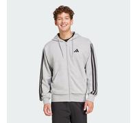 Adidas Veste de survêtement Essentials French Terry gris clair/noir Taille XS