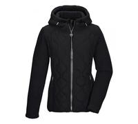 killtec Femme Veste polaire/hybride avec capuche KSW 108 WMN FLC JCKT, schwarz, 42, 43613-000