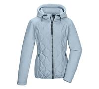 Killtec Femme Ksw 108 Wmn Flc Jckt Veste Polaire Hybride Avec Capuche, Light Ice-blue, 42 EU