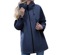 Veste À Capuche Femme Noire Rose Cire Impermeable Pancho Poncho Noir Veste Pluie Habit Impermeable D'intérieur Parka Kaki Femme XXL