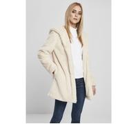 Veste à capuche femme Urban Classics teddy coat - Blanc - Adulte - Femme XL