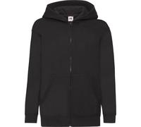 Veste à capuche Fruit Of The Loom pour enfants BC1368 (116) (Noir)