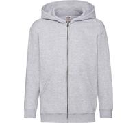 Veste à capuche Fruit Of The Loom pour enfants BC1368 (128) (Gris chiné)
