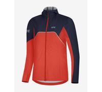 Veste à capuche Gore Wear R7 Partial GORE-TEX INFINIUM™ rouge clair bleu foncé femme - S
