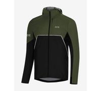 GOREWEAR GOREWEAR R7 Partial GORE-TEX INFINIUM Veste à capuche, Black/Utility Green, XL