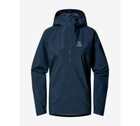 Veste à capuche Haglöfs Korp Proof bleu nuit femme - S