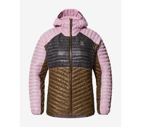 Veste à capuche Haglöfs L.I.M Mimic rose marron femme - M
