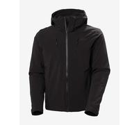 Helly-Hansen - Veste de ski imperméable, respirante et isolante en Primaloft® - Alpha 4.0 Jacket Black pour Homme - Taille M - Noir Noir M