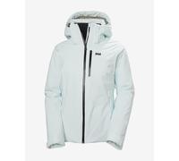 Veste à capuche Helly Hansen Alphelia RECCO Ski Free bleu blanc cassé femme - L