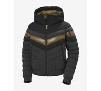 Veste à capuche Helly Hansen Imperial Short Puffy Ski Free gris foncé vert beige femme - S