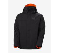 Veste à capuche Helly Hansen ULLR D Shell RECCO Ski Free noir intense orange - XL