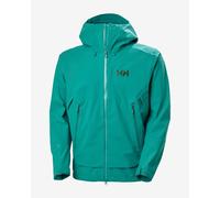 Veste à capuche Helly Hansen Verglas Backcountry Shell Ski Free bleu turquoise - L