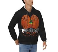 Veste À Capuche Homme Zip Complet Imprimé Badge État Indépendant De Papouasie-Nouvelle-Guinée Emblème National Veste Extérieur Weekend Décontracté Choix Idéal Design Tendance Facile À Enfiler Style