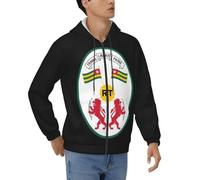Veste À Capuche Homme Zip Complet République du Togo Emblème National Sweatshirt Décontractée Douce Respirant Peau-Friendly Design Tendance Patriotique Quotidien Polyvalent Pratique Facile Enfiler