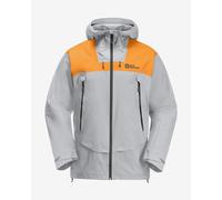 Veste à capuche Jack Wolfskin Alpspitze Pro 3L RECCO gris clair - XL