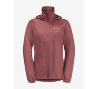 Veste à capuche Jack Wolfskin Stormy Point 2L rose femme - M