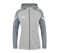 JAKO - Veste à Capuche Performante, Femme, Gris Doux/Gris Pierre, 40