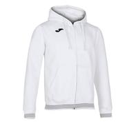 Joma Campus Iii Full Zip Sweatshirt Blanc 9-10 Years Garçon