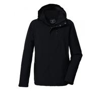 killtec Homme Veste fonctionnelle/veste outdoor avec capuche amovible KOW 90 MN JCKT, schwarz blau, S, 43324-000