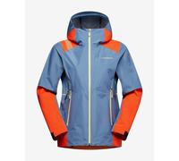 Veste à capuche La Sportiva Crossridge Evo Shell bleu orange intense femme - M