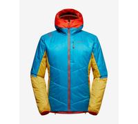 Veste à capuche La Sportiva Mythic Primaloft bleu jaune orange - L