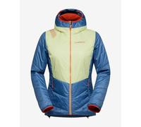 Veste à capuche La Sportiva Mythic Primaloft jaune clair bleu femme - L