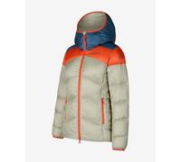 Veste à capuche La Sportiva Nature Down beige orange bleu femme - L