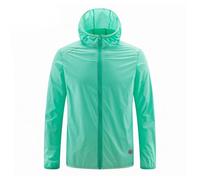 Veste à capuche légère et décontractée pour femme - Protection UPF 40 - Coupe-vent - Pour le printemps, l'été et l'automne, vert, XS