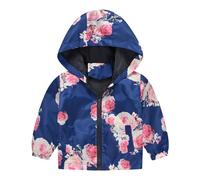 Veste à capuche légère et légère pour fille printemps et hiver - Vent - Pour femme - Ventre nu, NY2, 12-18 mois