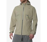 Veste à capuche Mizuno Trail Waterproof 20K beige grisâtre - L