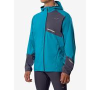 Veste à capuche Mizuno Waterproof 20K ER bleu aqua - XL