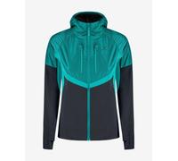 Veste à capuche Montura Spitze Hybrid bleu turquoise noir femme - XL