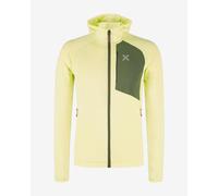 Veste à capuche Montura Vertigo Power Grid Maglia jaune citron vert foncé - L