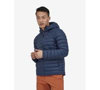 Veste à capuche Patagonia Down Classic Logo bleu foncé - S