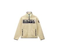 Veste Ã capuche polaire zippÃ© Napapijri Archive Beige 3XL