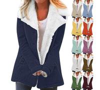 Veste à capuche pour femme oversize vintage - Veste polaire longue avec capuche - Veste d'hiver grande taille - Veste d'entraînement en coton - Veste de course d'hiver - Veste de travail en peluche