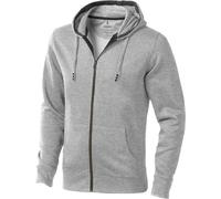 Veste à capuche pour homme Elevate Arora PF1850 (M) (Gris Mélange)