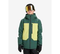 Veste à capuche Quiksilver Ambition 20K vert foncé jaune enfant - 14