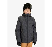 Quiksilver - Mission Printed Youth Jk - Veste ski enfant Mountain Static True Black - XS - 8 ans