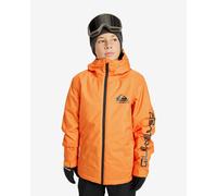 Quiksilver Veste de Snow Mission Jacket Garçon 8-16 Ans Orange 10