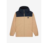 Veste à capuche Quiksilver Overcast 3K Warm beige bleu nuit - L