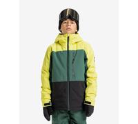 Veste à capuche Quiksilver Side Hit Block jaune vert noir enfant - 16