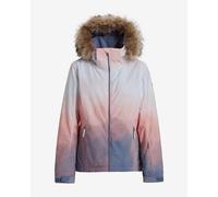 Veste à capuche Roxy Jet Ski blanc pur lilas rose femme - S