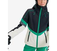 Veste à capuche Roxy Peak Chic noir blanc vert femme - XL