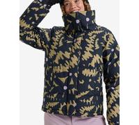 Veste à capuche Roxy Snow Winter Rebel noir ocre femme - L